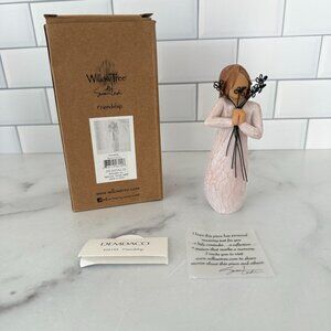 Willow Tree Friendship Figurine By Susan Lordi Demdaco 2004 Hand-Painted Resin